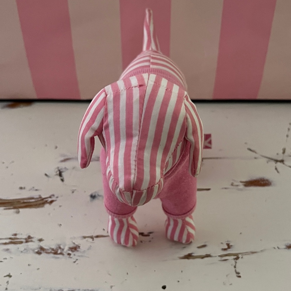 PINK Victoria's Secret Striped Dog Plush